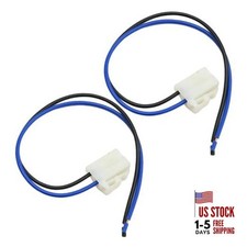 2 Pcs Universal Electric Cooling Fan Pigtail Plug, Automotive 2 Terminal