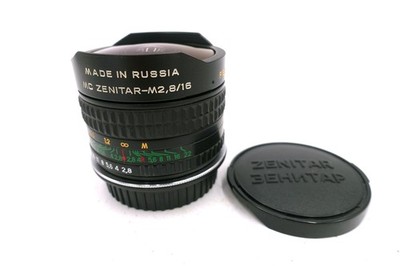 Zenit MC Zenitar-M 16mm 2,8 Fisheye M42 VIS-00021