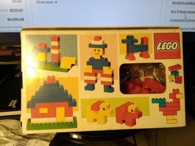 LEGO 311 Basic Building Set Still In Original Box 34 Pieces Made In 1984