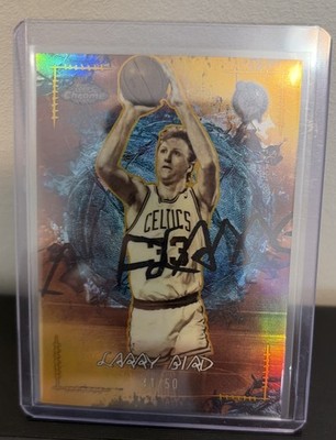 2025-26 Topps Chrome Cactus Jack Larry Bird La Flame Gold!!! SP /50!!!! SSP!!