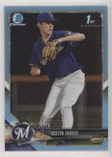 2018 Bowman Draft Chrome Sky Blue Refractor 359/402 Justin Jarvis #BDC-104 7c7