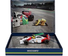 MINICHAMPS 1:43 Modèle F1 McLaren MP4/8 Vettel Tribute Senna Imola 530934305