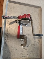 Vintage IVES-WAY Tin Can Sealer Table Top Mount Hand Crank Made in USA
