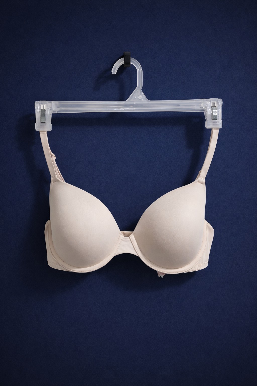 Victoria Secret Bra 34D Wear Everywhere Demi Push Up Beige Tan Padded Underwire