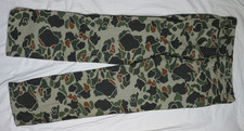 10X MENS VINTAGE CAMO JEANS 34X31 RELAXED GREEN WOODLAND USA 100 COTTON