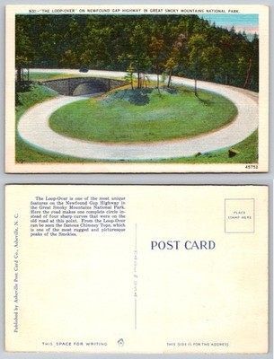 Loop-Over Newfound Gap Highway Great Smoky Mountains National Park Linen