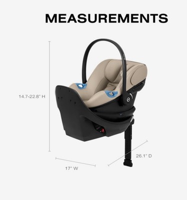 Cybex Alton G2 Swivel With Load Leg Base- Almond Beige