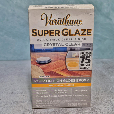 Rust-Oleum Varathane Super Glaze, 241352 Ultra Glossy Epoxy Finish Preservative