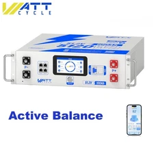 48V 100Ah 5kWh Server Rack LiFePO4 Lithium Battery Solar Energy Off-grid Backup