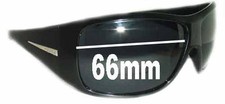 SFx Replacement Sunglass Lenses fits Prada Unknown Model - 66mm Wide