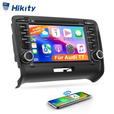 Für AUDI TT MK2 8J 2006-2014 Android 15 CarPlay GPS Navi RDS BT Autoradio 4+64GB
