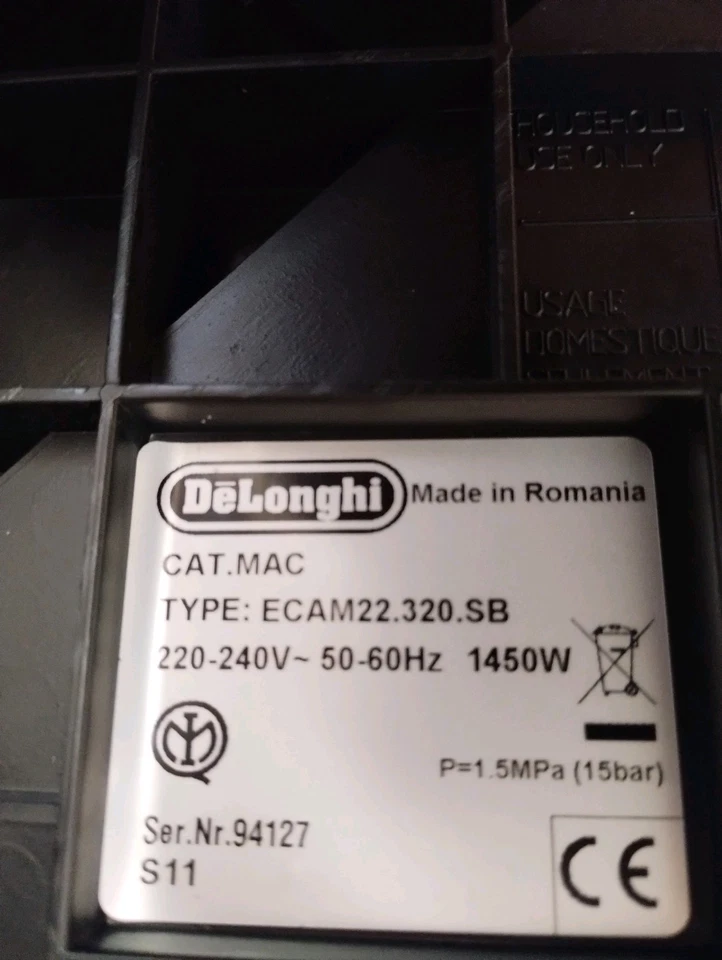 Delonghi Magnifica S ECAM22.320.SB Electronic Display Board, photo 3 of 4