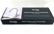 Flow Motion Activated Kitchen Faucet 1 Handle Pull-Down Sprayer Champagne Gold