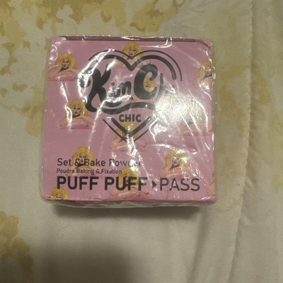 Kimchi Chic Beauty Puff Puff Pass Set & Translucent Bake Powder PPP01 Lavender
