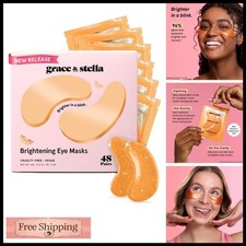grace  stella Brightening Eye Patches for Dark Circles 48 Pairs 