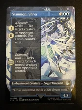 Summon: Shiva (Borderless) Final Fantasy Regular (NONFOIL)