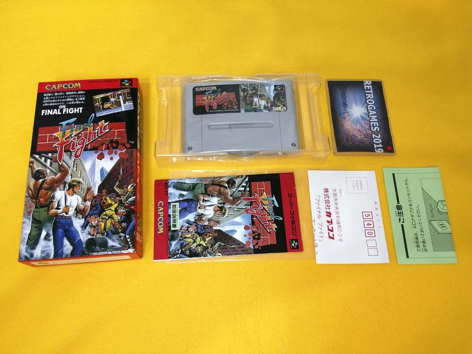 SFC FINAL FIGHT NINTENDO SUPER FAMICOM SFC REG CARD - Image 2 of 4