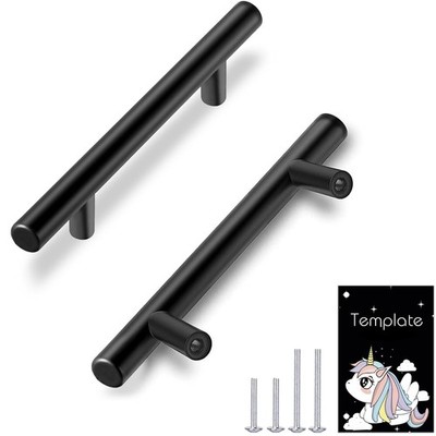30 Pack 5 Inch Kitchen Cabinet Handles Matte Black Cabinet Pulls Black Drawer..
