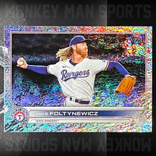 2022 Topps Series 1 - Mike Foltynewicz #/390 - #65 HOBBY FOILBOARD RANGERS MINT
