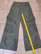BoohooMAN Light Wash Baggy Cargo Denim Pants — listing 5