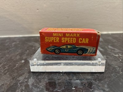 VINTAGE UNO FERRARI MINI MARX SUPER SPEED CAR STILL SEALED ORIGINAL BOX