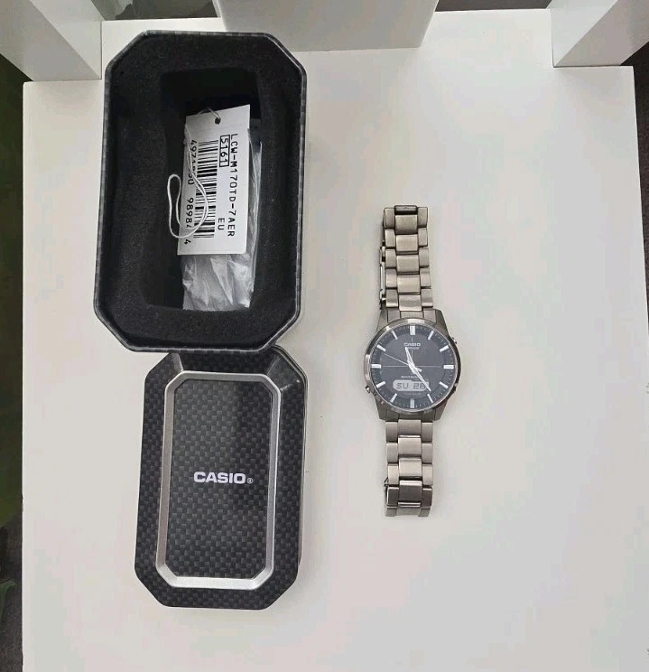 Casio Wave Ceptor LCW-M170TD Dark Grey Titanium – Seconds Hand STOPPED - Image 4 of 4