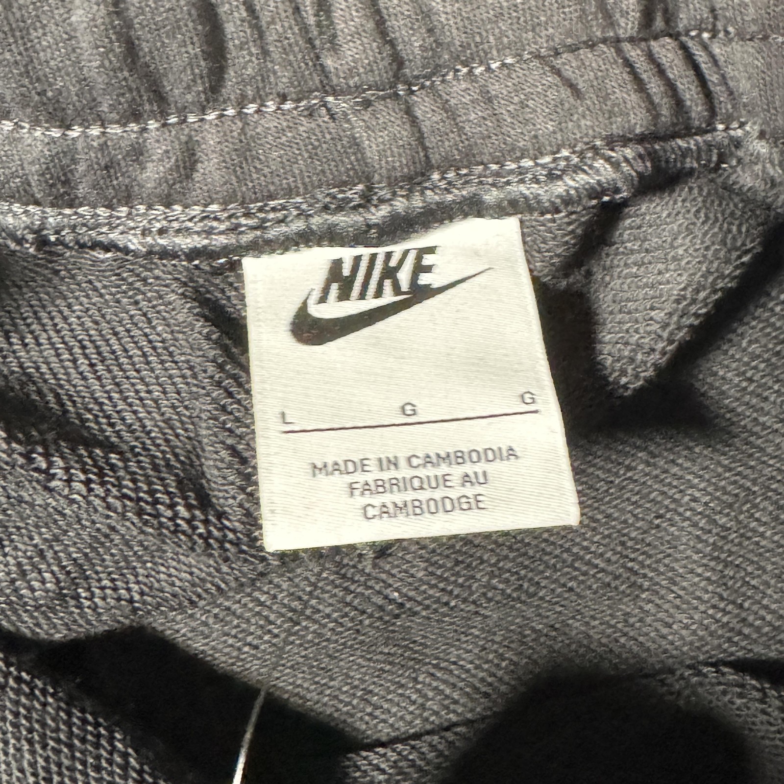 Nike Shorts Womens Large Black Loose Fit High Rise DV0334-010 Fleece Dance thumbnail 9