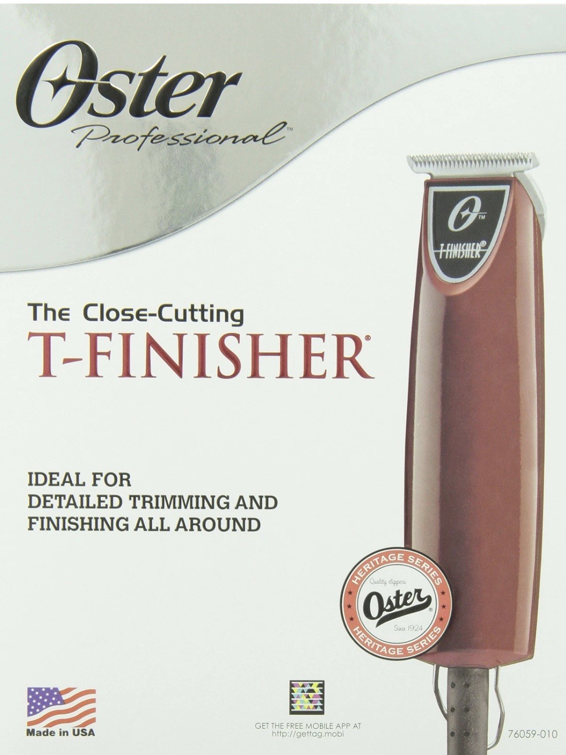 Oster T-Finisher Professional Hair Trimmer 76059-010 T blade