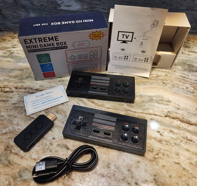 EXTREME Mini Video Game Box HD 1080P 2.4G Wireless for 8BIT Plug & Play