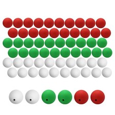 60PCS Silicone Beads 15mm Silicone Beads Bulk Round Silicone Beads for8437