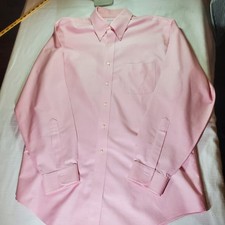 Brooks  Brothers Men's Long Sleeve Shirt  Pink  17-35