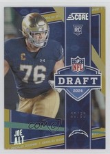 2024 Score NFL Draft Gold Zone 20/50 Joe Alt #5 n7r