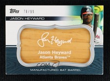 2010 Topps Update Manufactured Bat Barrels 78/99 Jason Heyward #MBB-30 7bt