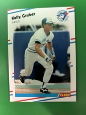 1988 Fleer Kelly Gruber Toronto Blue Jays #111