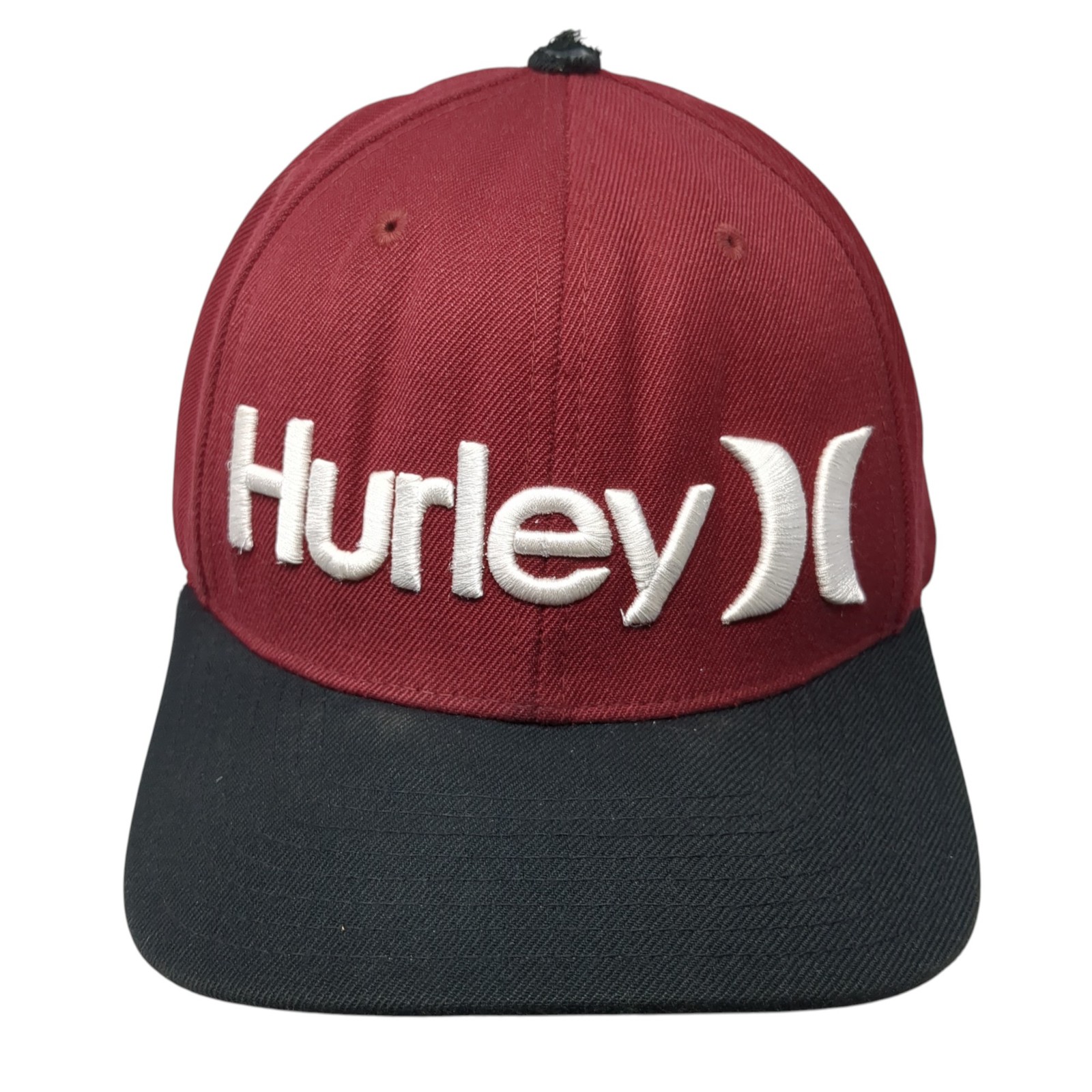 Hurley Snapback Cap Red One Size Adjustable Embro… - image 1