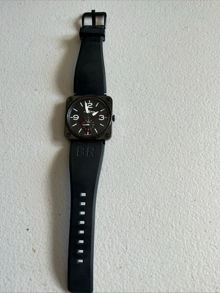 Preloved Bell & Ross BR S Black Ceramic 39mm Limited Edition Quartz Watch - Image 3 of 4