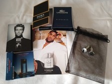 Luxus Parfümproben für Männer, Herren, Geschenkset Manschettenknöpfe