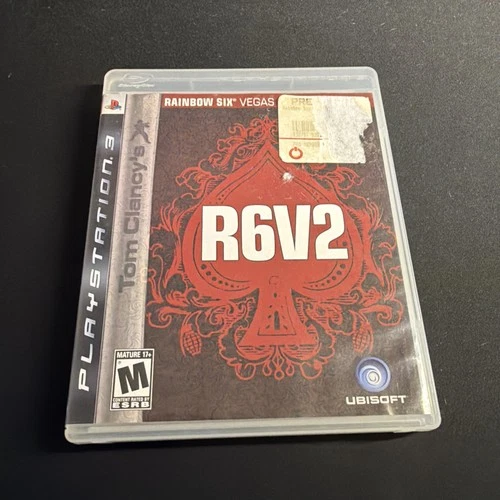 Tom Clancy's Rainbow Six Vegas 2 (Sony PlayStation 3, 2008) PS3 No Manual