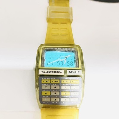 Casio Data Bank Micro Cosmos DBC Vintage Digital Calculator Watch
