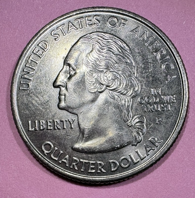 2003 P Arkansas George Washington State Quarter. Ungraded. Circulated. Coin Only