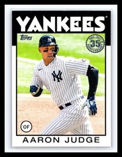 💥 AARON JUDGE 2021 Topps Update Series 1986 Topps 35th Anniversary #86B-12 