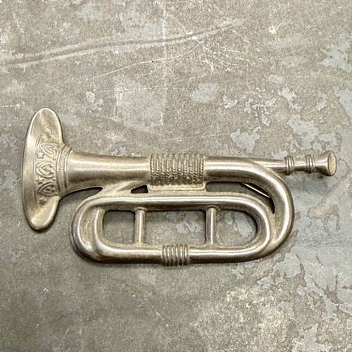 Original Civil War M1858 Rifleman Hat Badge Kepi Hardee Pin