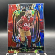 2025 select football Mykel Williams Blue And Red Premier Level (RC)