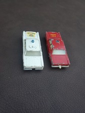 Matchbox Lesney Ford Galaxie 55/59 Police w/blue dome light, Fire lot