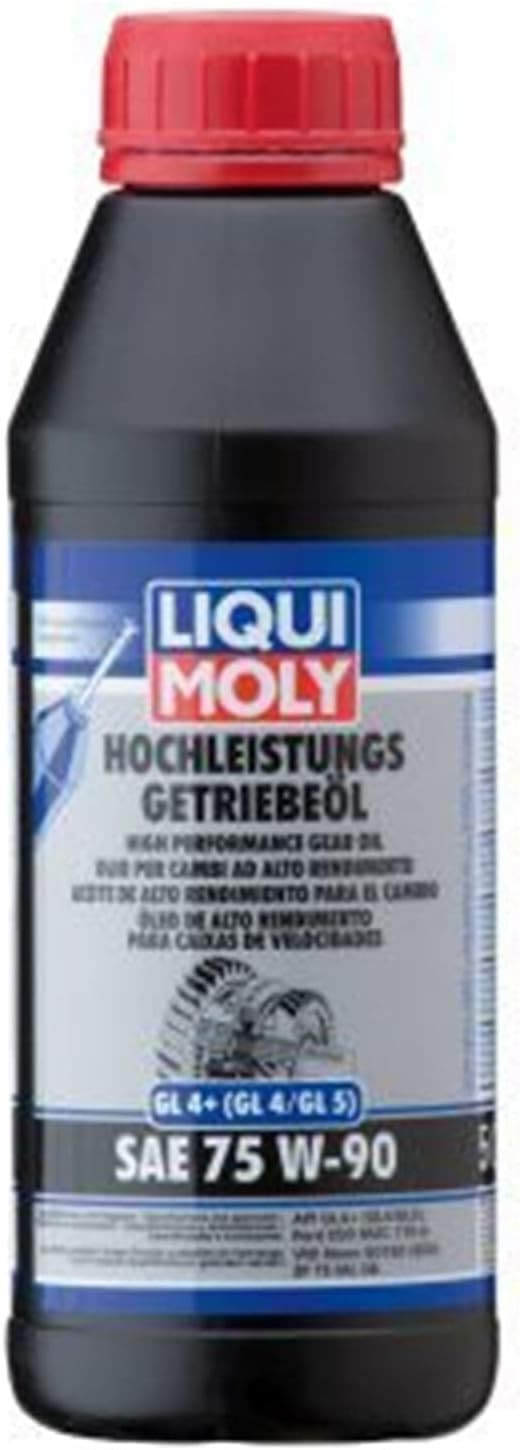 LIQUI MOLY High Performance Gear Oil (GL4+) SAE 75W-90 | 500 ml | Gear oil | Hy