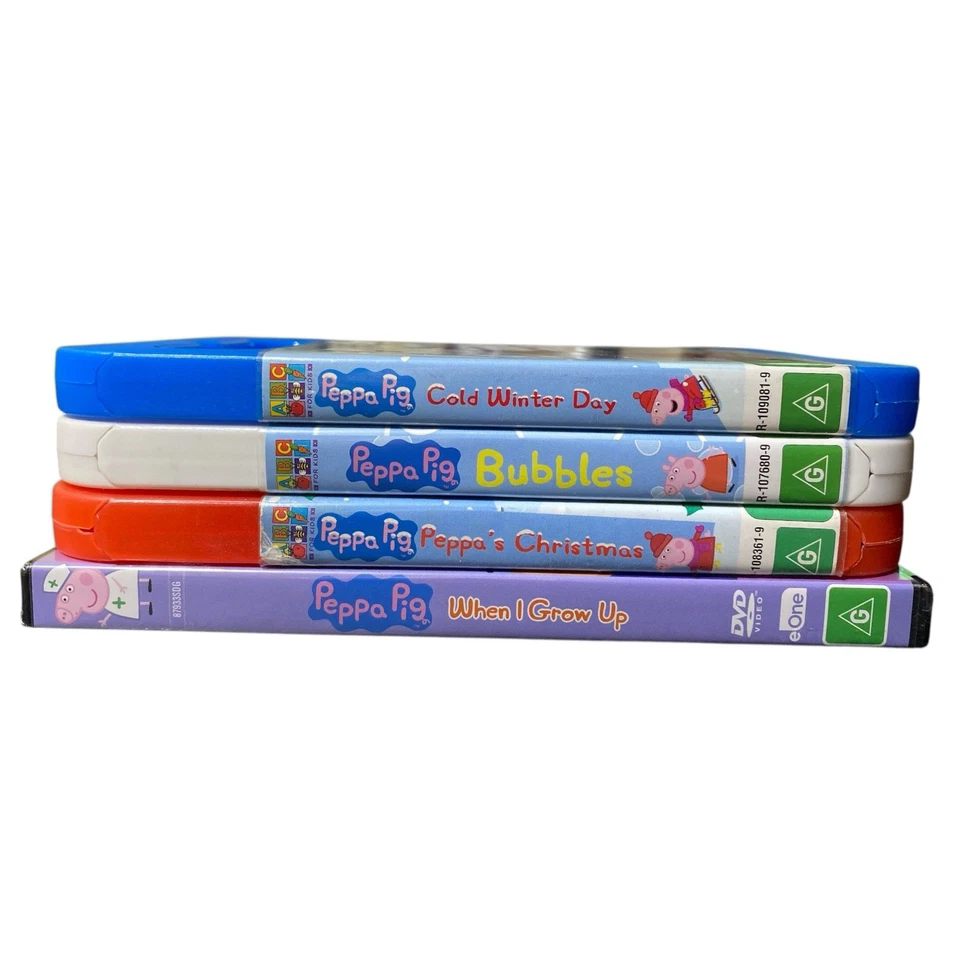 Peppa Pig DVD Set x 4 Children's Family TV Series ABC Kids Region 4 Bundle Lot - image 2 of 4