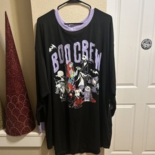 Disney Tim Burton The Nightmare Before Christmas Jack  Sally Nightgown XL 16/18