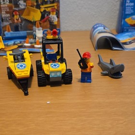 LEGO City 60072 Demolition Starter Kit And 60286 Beach Rescue ATV BothIncomplete
