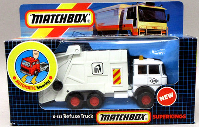 Matchbox SuperKing K133 Garbage REFUSE TRUCK diecast MIB