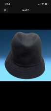 Kangol Bermuda Hat Bucket Cap Sz L Black Tropic Player Hip Hop Knit Woven 6371BC
